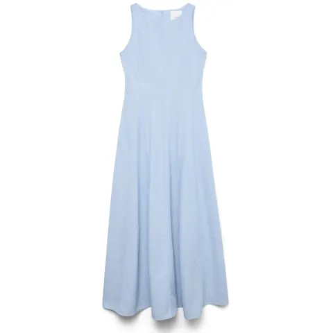 Vero Moda kjole Vmnorma – Light Blue MELANGE — produktfoto