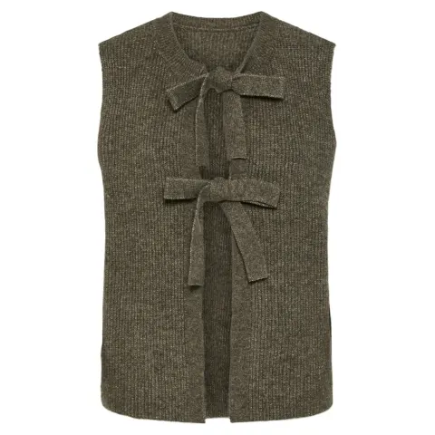 Pieces vest Pcsilly – Morel — produktfoto
