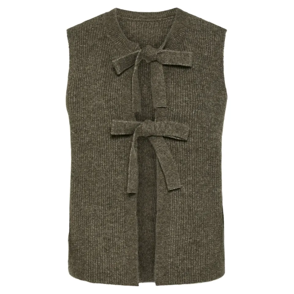 Pieces vest Pcsilly – Morel — produktfoto