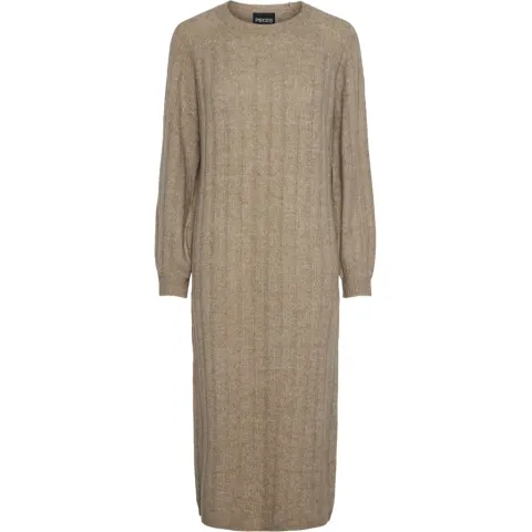 Pieces kjole Pcmaggy – Taupe Gray — produktfoto
