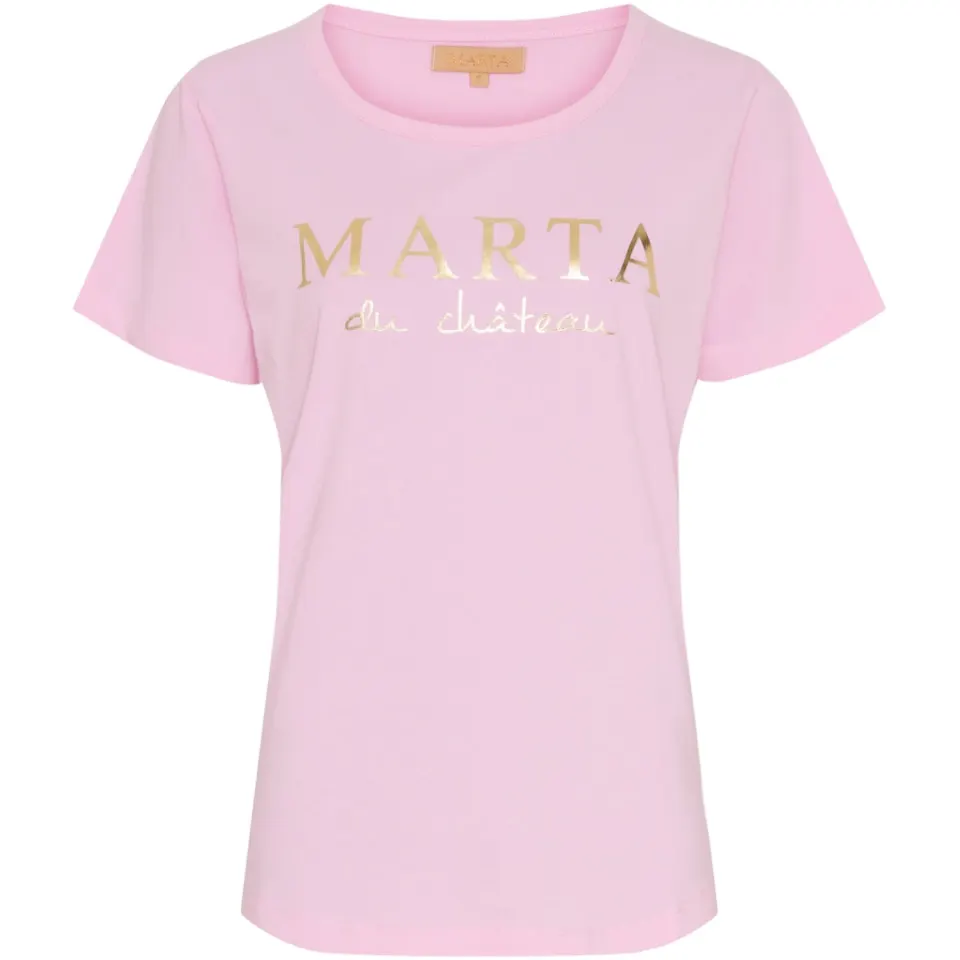 Marta du Château T-shirt MT002 – Baby Pink — produktfoto