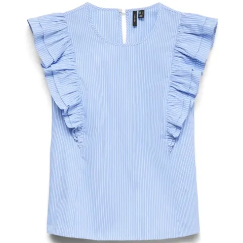Vero Moda TOP Vmaila – Little Boy Blue White — produktfoto