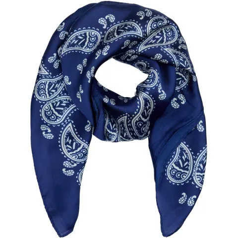 Marta du Château tørklæde MdcJuline FA-Scarf – Blue31233 — produktfoto