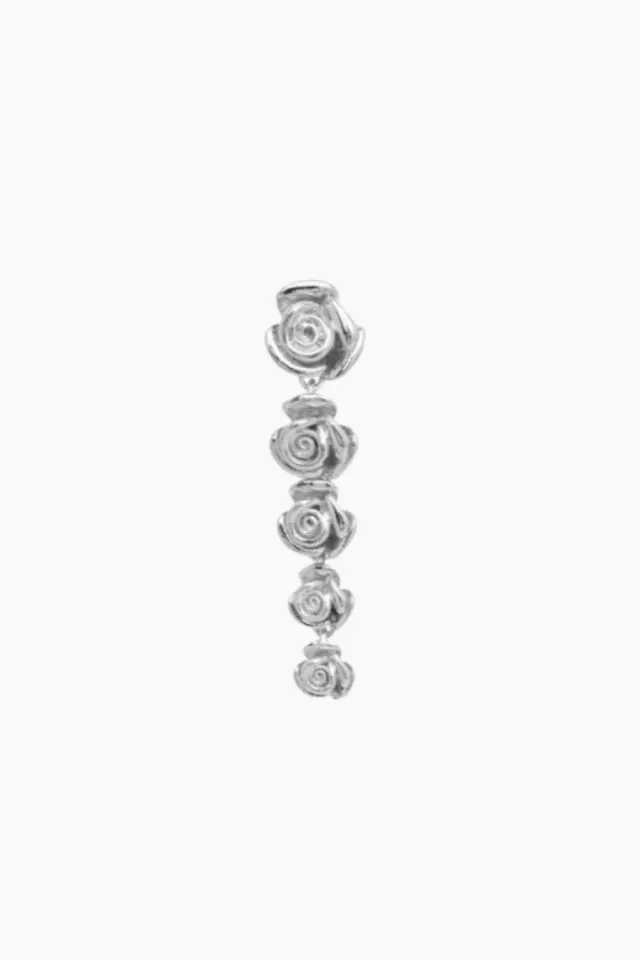 Pico Rose Quintet Studs – sølv — produktfoto