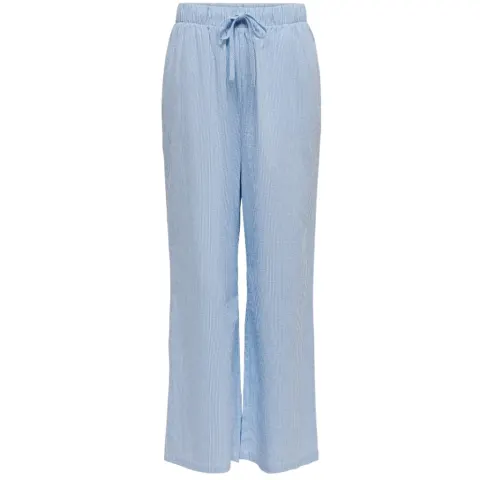 ONLY bukser Onlaugusta – Cloud Dancer BLUE STRIPES — produktfoto