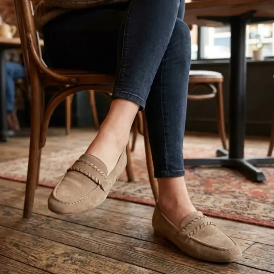 Malva loafers ZU117-65 – beige — produktfoto