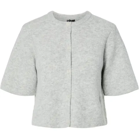 Pieces cardigan Pcsilly – Light Grey Melange — produktfoto