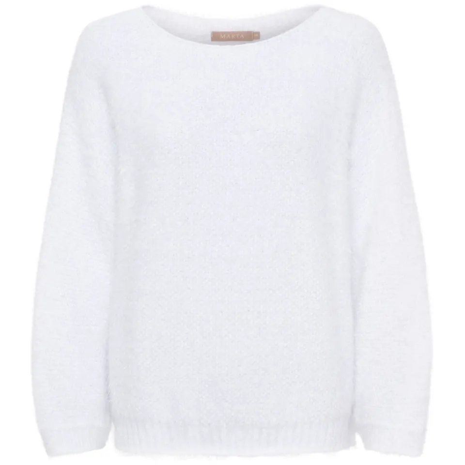 Marta du Château strik MdcAnouk 8038 – Optical White — produktfoto