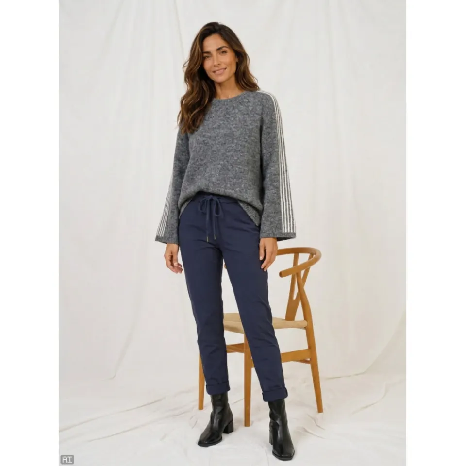 Marta du Château Strik MdcVelora 8153 – Grigio004/Beige001 — produktfoto