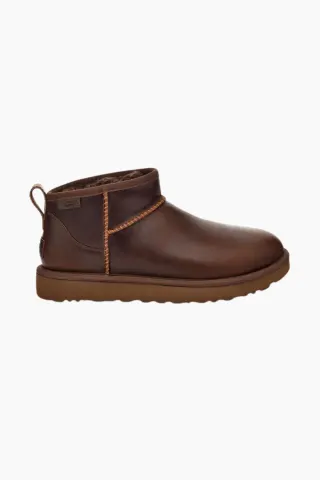 UGG Classic Ultra Mini Lthr Regen – Ironwood — produktfoto