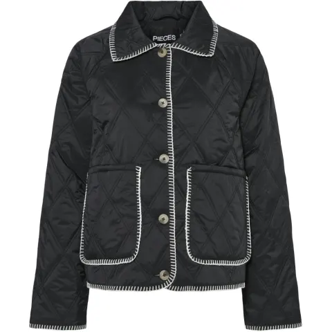 Pieces jakke Pcnaima – Black CLOUD DANCER TREAD — produktfoto