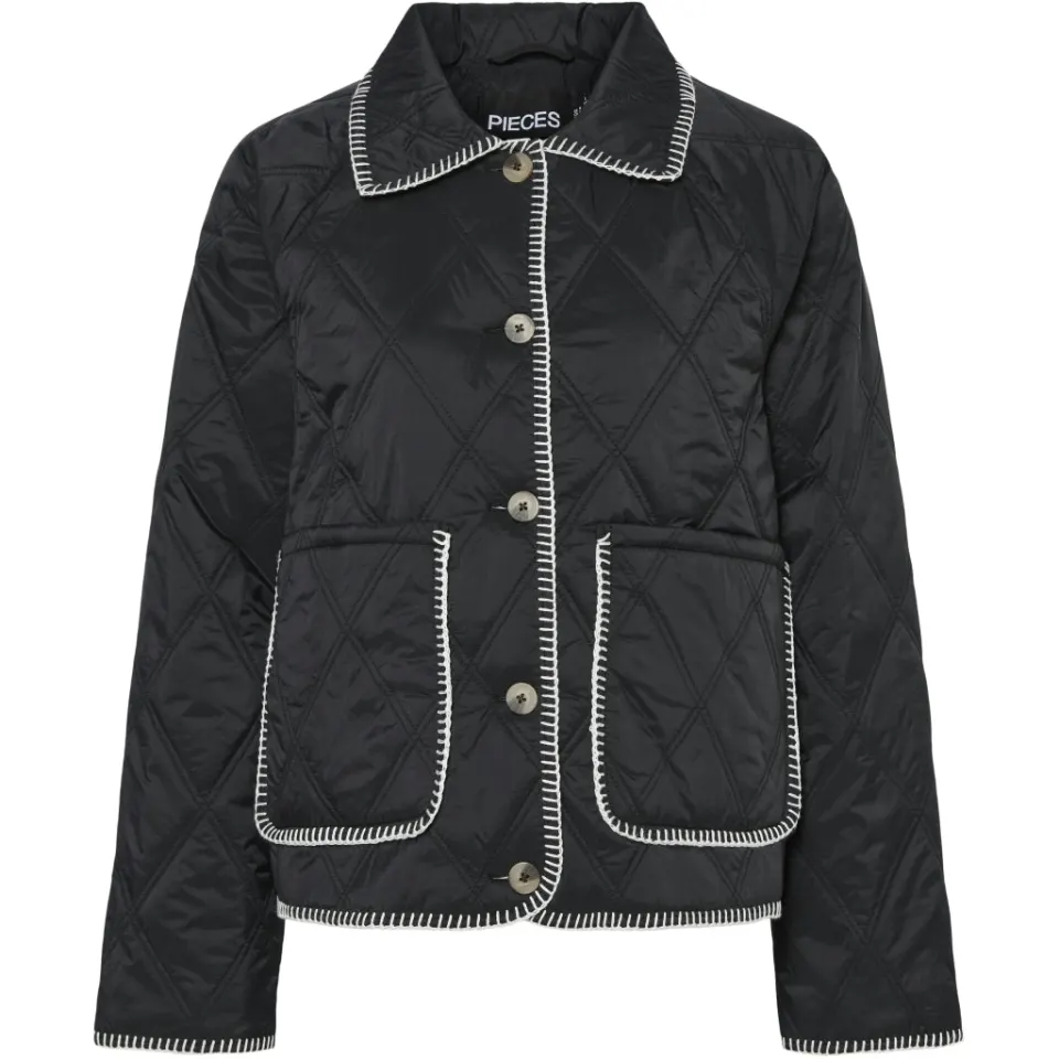 Pieces jakke Pcnaima – Black CLOUD DANCER TREAD — produktfoto