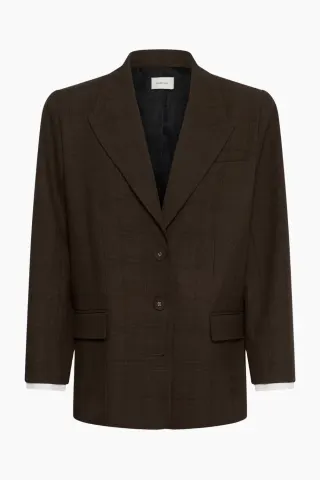 Gestuz GZlavana Blazer – Brown Check — produktfoto