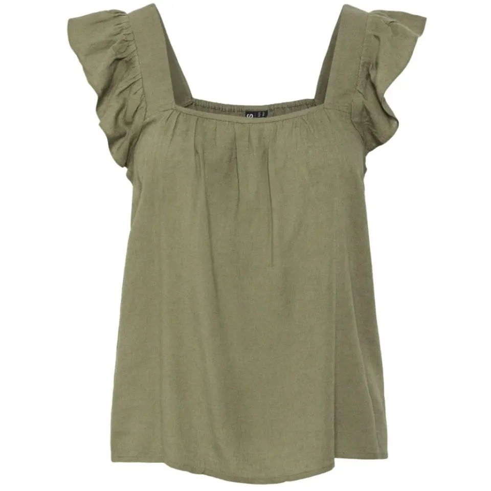 Pieces top Pcpia – Deep Lichen Green — produktfoto