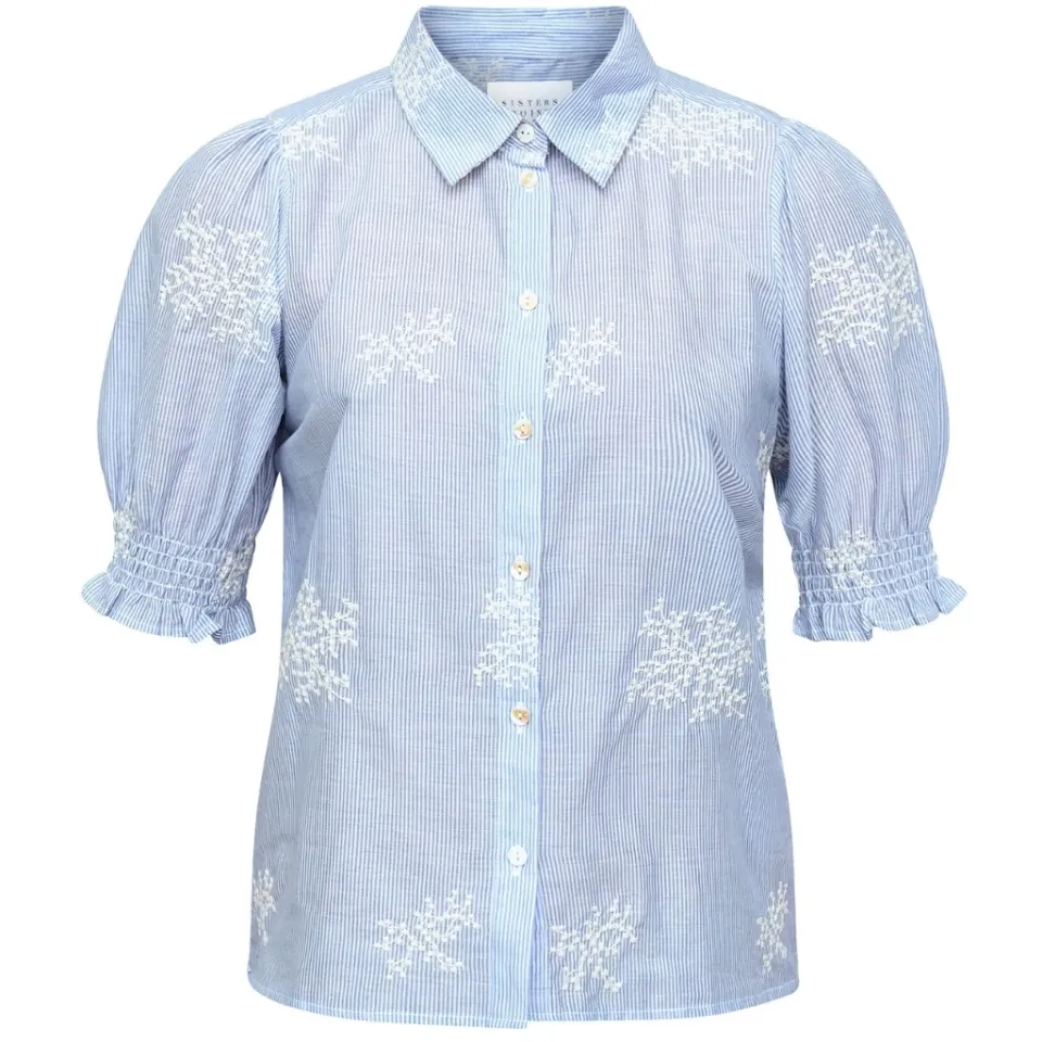 Sisters Point t-shirt Isola – Blue Stripes — produktfoto