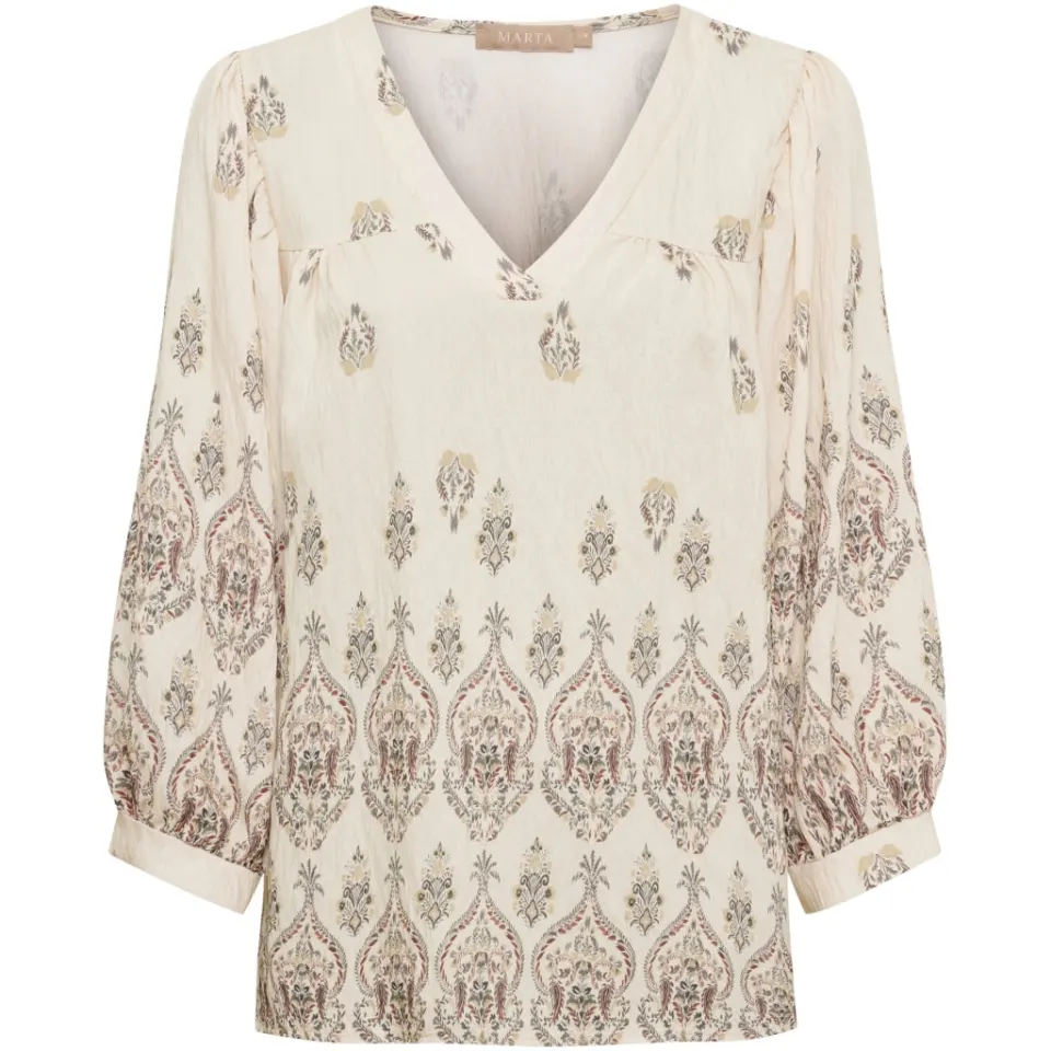 Marta du Château Bluse MdcMaevy 8512 – Bordeaux6752tpk — produktfoto