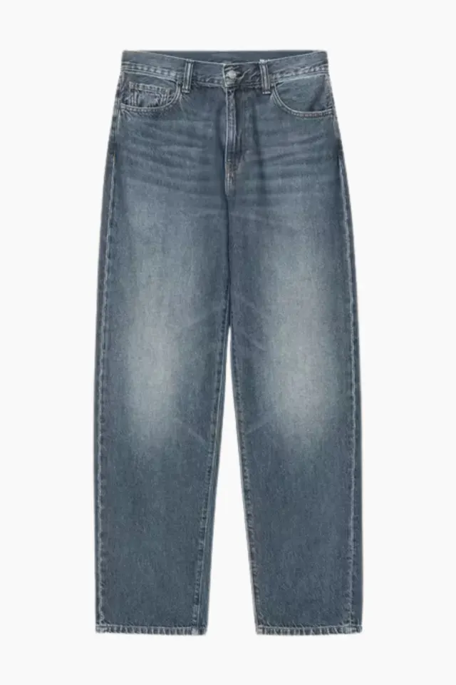 Carhartt W' Arin Pant - Blue Dark Used Wash – Carhartt WIP — produktfoto
