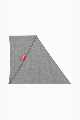 Nørgaard på Strøget NPS Scarf Triangle Big Wool – Grey Melange — produktfoto