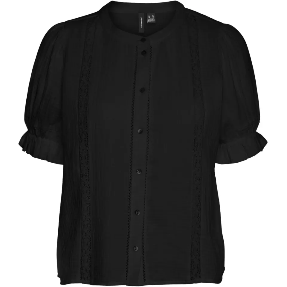 Vero Moda top Vmnatali – sort — produktfoto