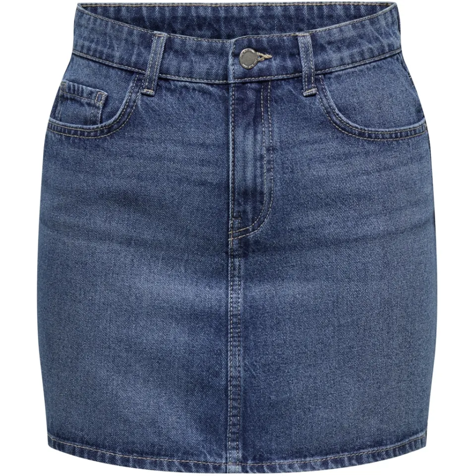 ONLY nederdel Onlmatilda – Medium blue denim — produktfoto