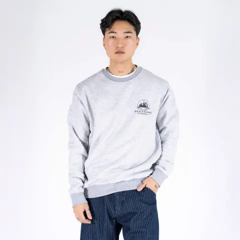 Marcus MAcolin 14 O print sweat – Grå — produktfoto