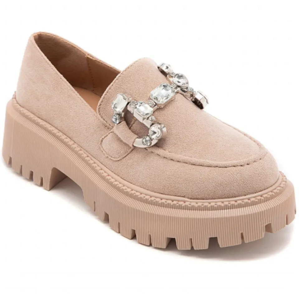 Simone loafers 7912 – Kaki — produktfoto