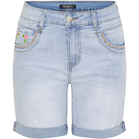 Marta du Château shorts MdcHilma MDC205-26104 – Denim — produktfoto