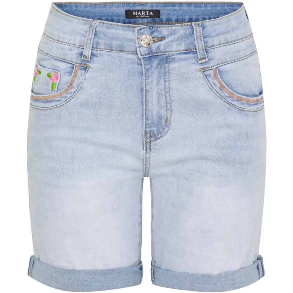 Marta du Château shorts MdcHilma MDC205-26104 – Denim — produktfoto
