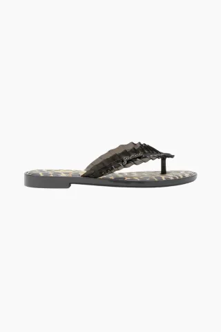 GANNI x Melissa Flip Flop D1020031 – Black 099 — produktfoto