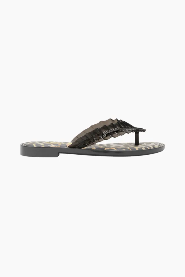 GANNI x Melissa Flip Flop D1020031 – Black 099 — produktfoto