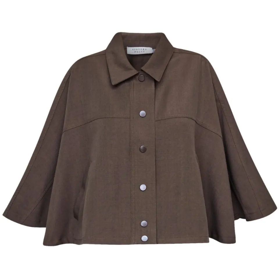 Sisters Point cardigan Garwin – Teak — produktfoto