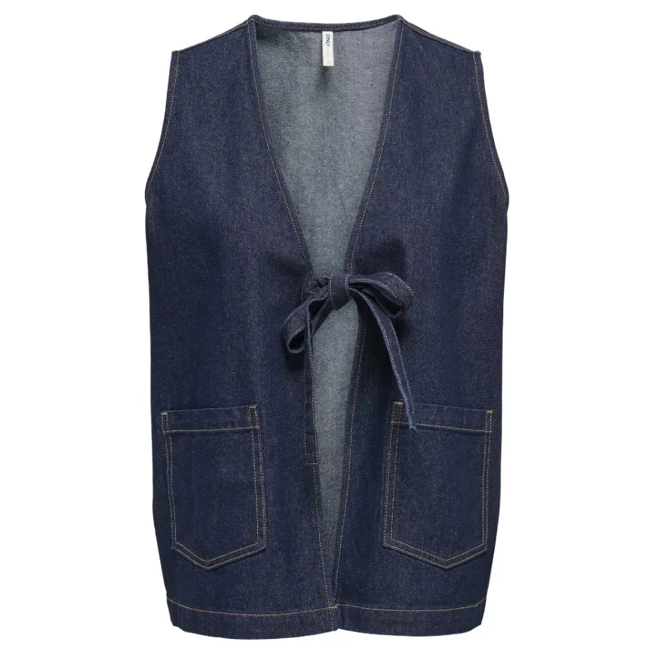 ONLY vest Onlida – Dark Blue Denim — produktfoto
