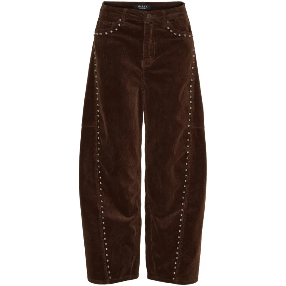 Marta du Château jeans MdcWanda MDC223-2566 – Corduroy Choco — produktfoto