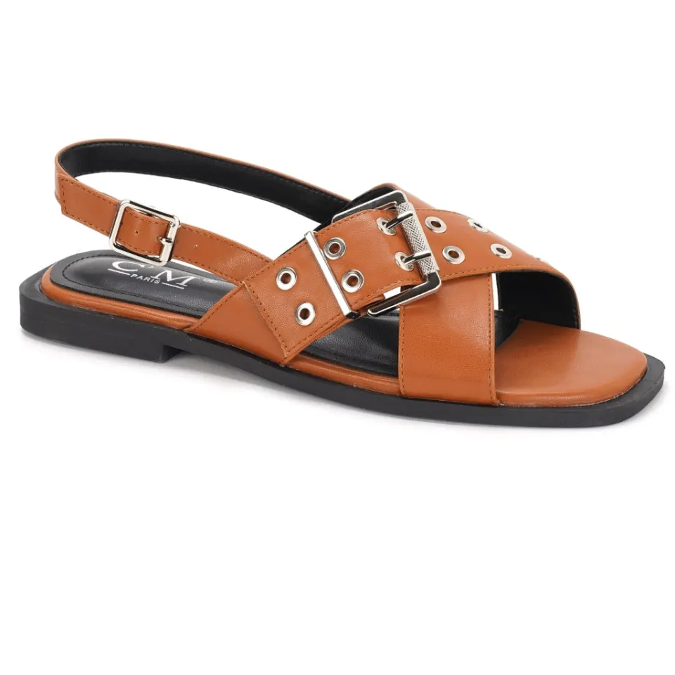 Felicia sandaler 8328 – camel — produktfoto