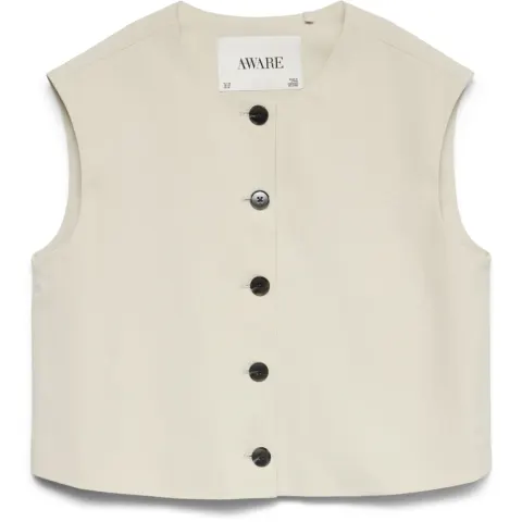 Vero Moda vest Awbexleey – Pelican — produktfoto