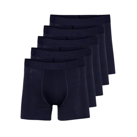 Gnious Bamboo Tights 5 pk. – Dk. Navy — produktfoto