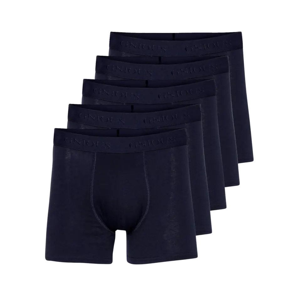 Gnious Bamboo Tights 5 pk. – Dk. Navy — produktfoto
