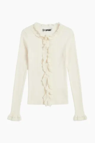 OpéraSPORT Cecilia Seamless Cardigan – Pristine — produktfoto