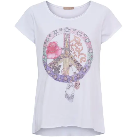 Marta du Château T-Shirt MdcMarie 1535 – Multi Peace — produktfoto