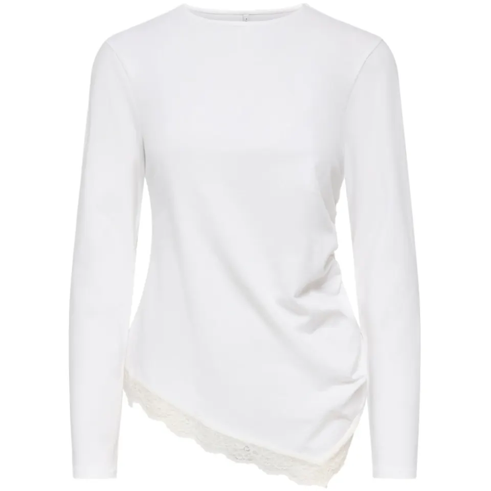 ONLY bluse Onllive – Cloud Dancer Dtm lace — produktfoto