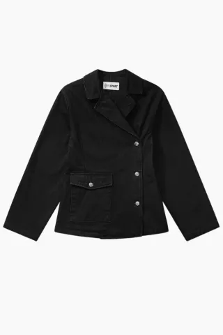 OpéraSPORT Victoria Denim Blazer – sort — produktfoto