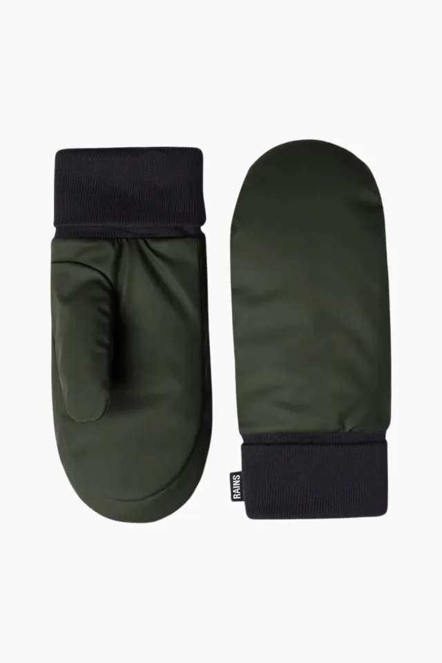 Rains Alta Puffer Mittens W2T3 – grøn — produktfoto