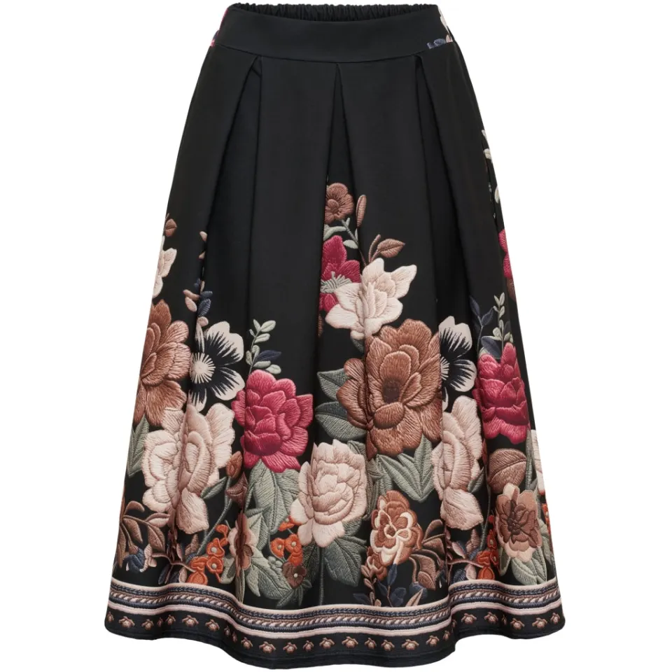 Marta du Château Nederdel MdcTarella 4911A – Black Flower — produktfoto