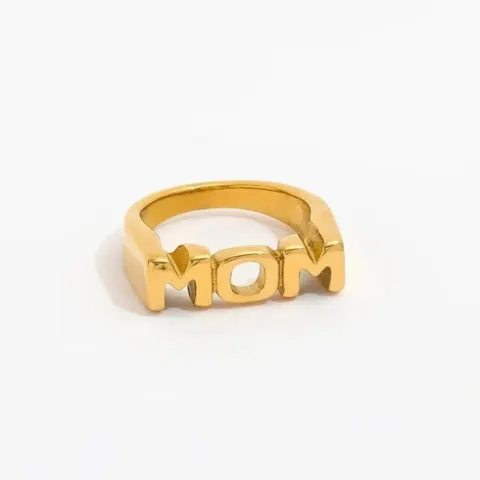 muun STUDIOS MOM Ring 18k Guldbelagt R087 – Guld — produktfoto