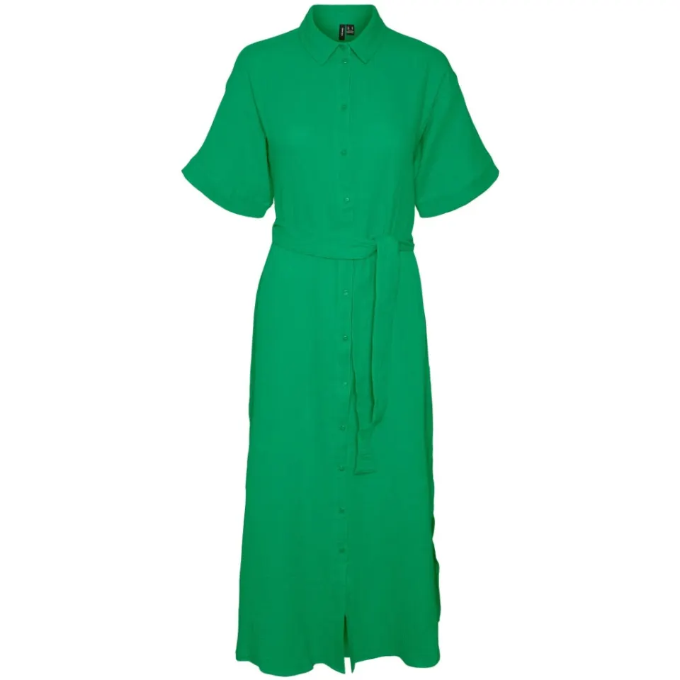 Vero Moda kjole Vmnatali – Bright Green — produktfoto