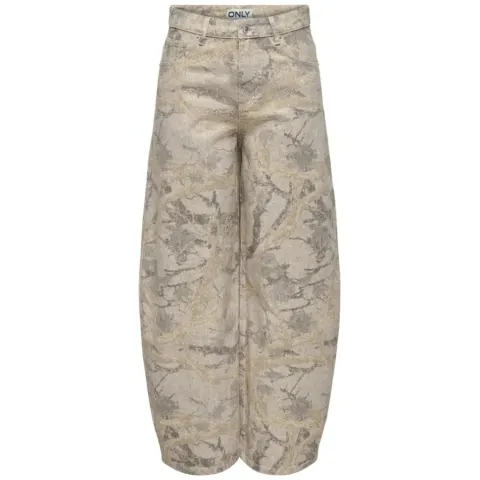 ONLY bukser Onltaylor – Oatmeal CAMO — produktfoto