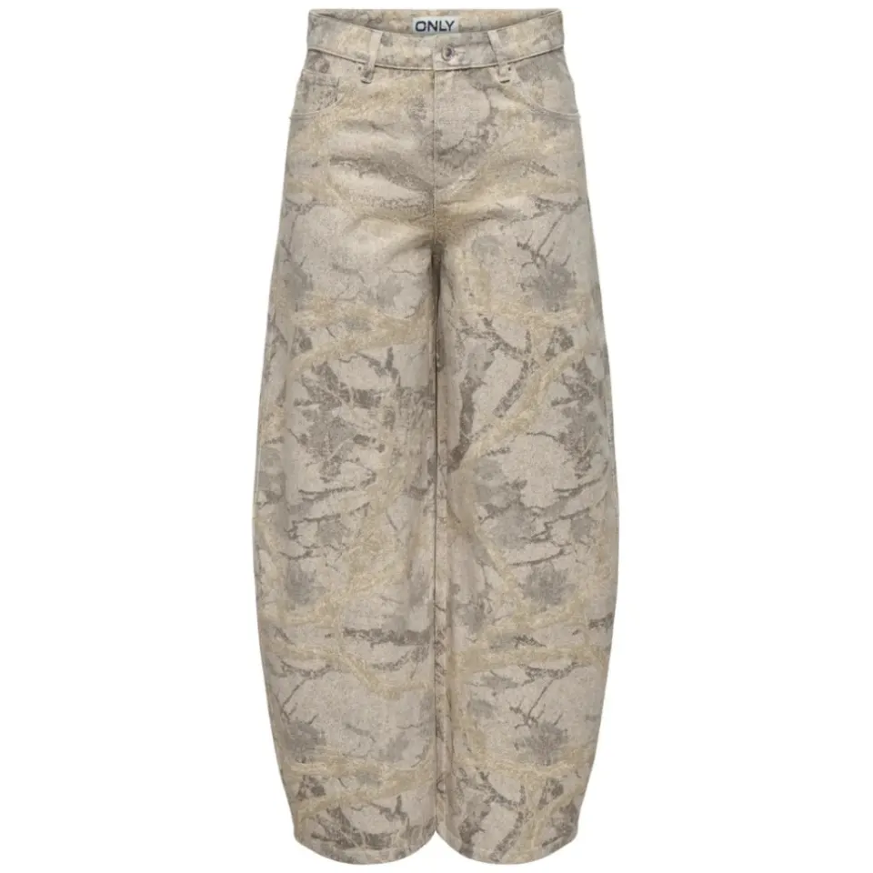 ONLY bukser Onltaylor – Oatmeal CAMO — produktfoto