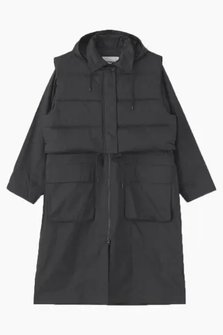 H2O Fagerholt Rain Coat – sort — produktfoto