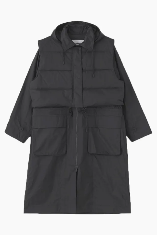 H2O Fagerholt Rain Coat – sort — produktfoto