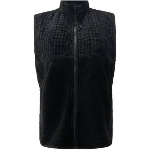 Liberté Liberte Vest Teddy Coco – sort — produktfoto